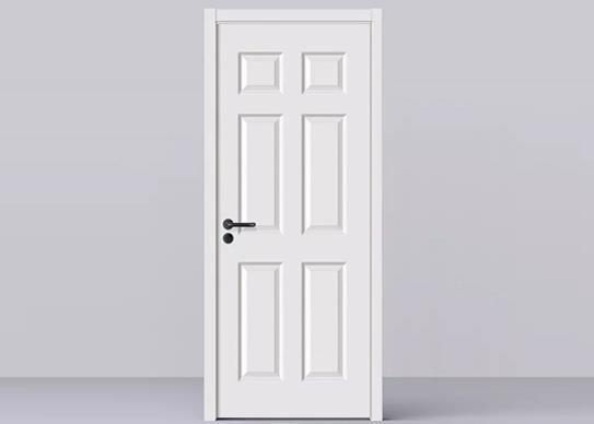 Portas de fogo interiores elegantes e seguras de 6 painéis