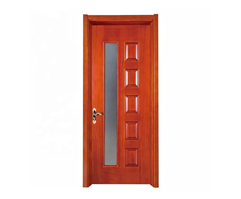 Alta qualidade China madeira sólida de teca MDF entrada interior moderna porta do quarto portas de carvalho interior painel de madeira maciça