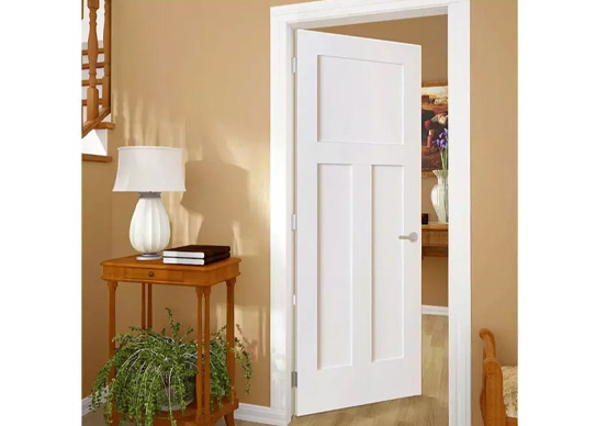 white wooden doors